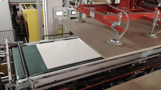 kupować Sztuczna tablica prasowa z krótkim cyklem prasowym automatyczna linia prasowa na gorąco dla drzwi płynnych online manufacture