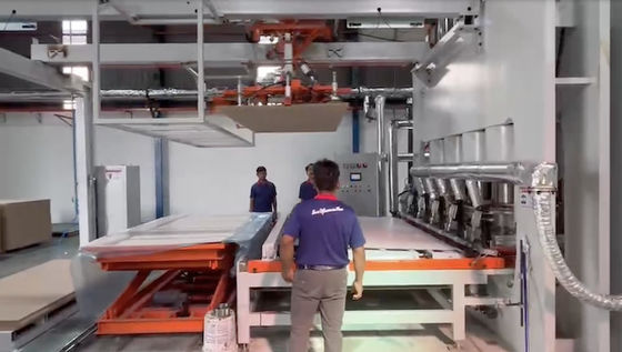 kupować Krótki cykl Melamina laminowania na gorąco prasowania maszyny do sklejki online manufacture